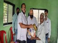 Foodgrain distribution at jumapatti families